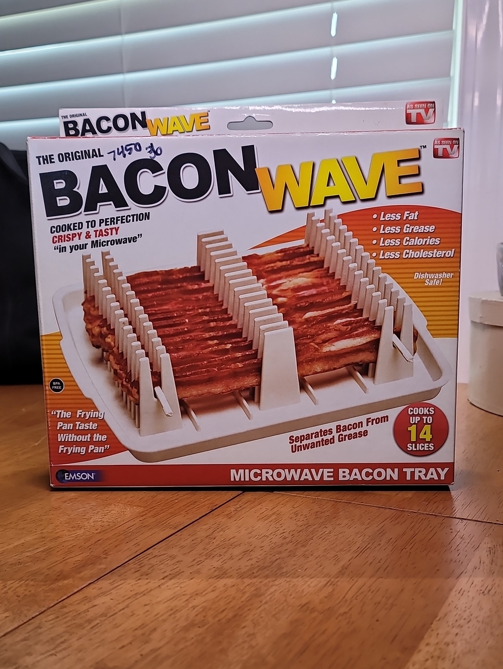 Microwave Bacon Tray - White